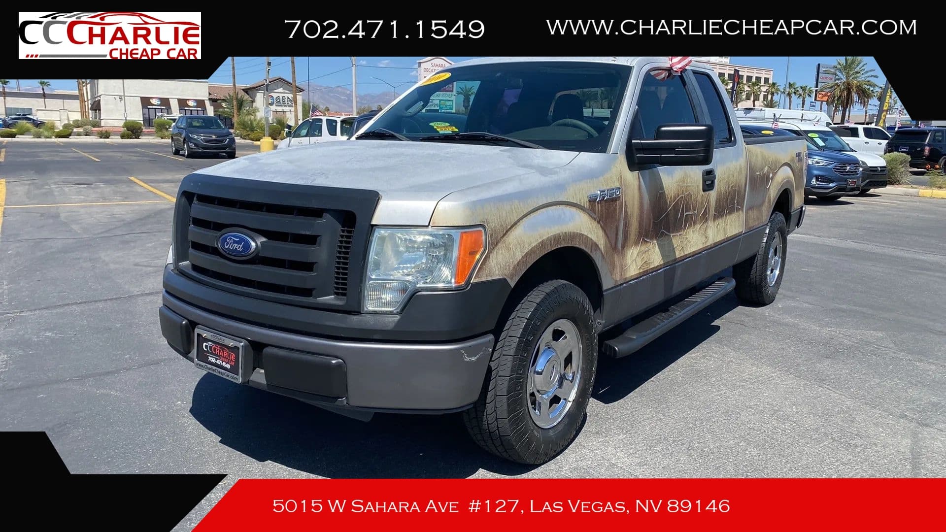 2010 Ford F150 Super Cab, Silver — Charlie Cheap Car, Las Vegas