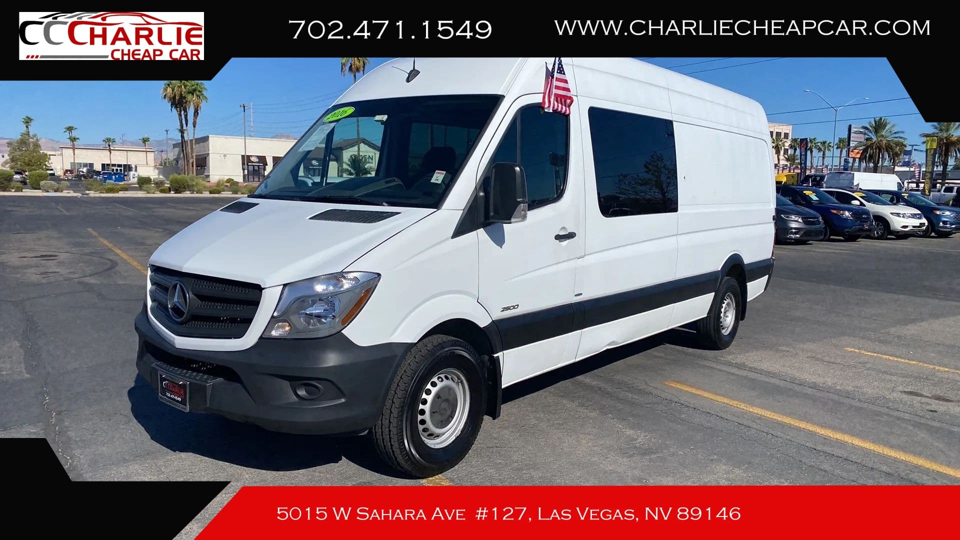 2016 Mercedes-Benz Sprinter 2500 Crew High Roof — photo 1