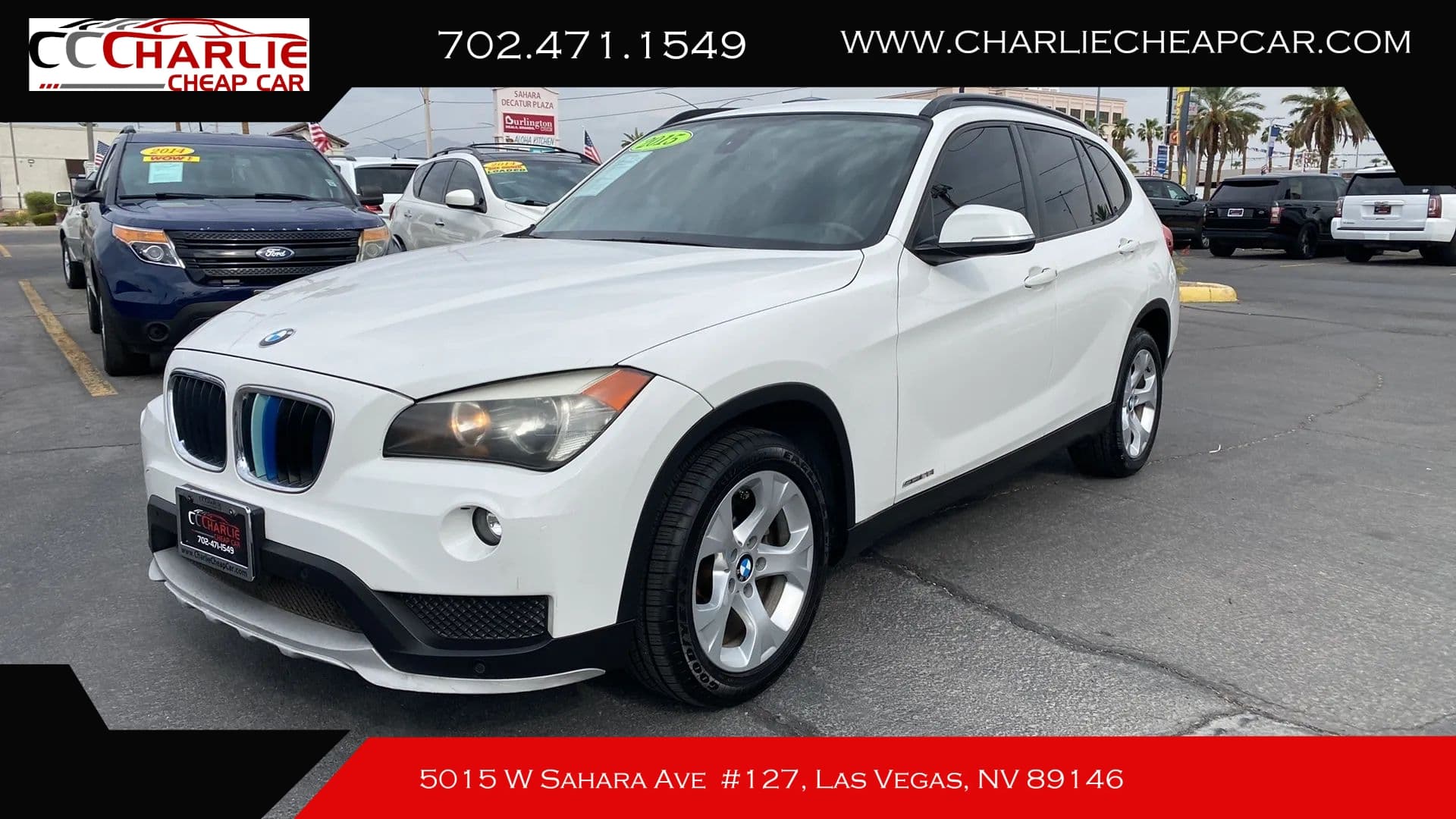 2015 BMW X1, White — Charlie Cheap Car, Las Vegas