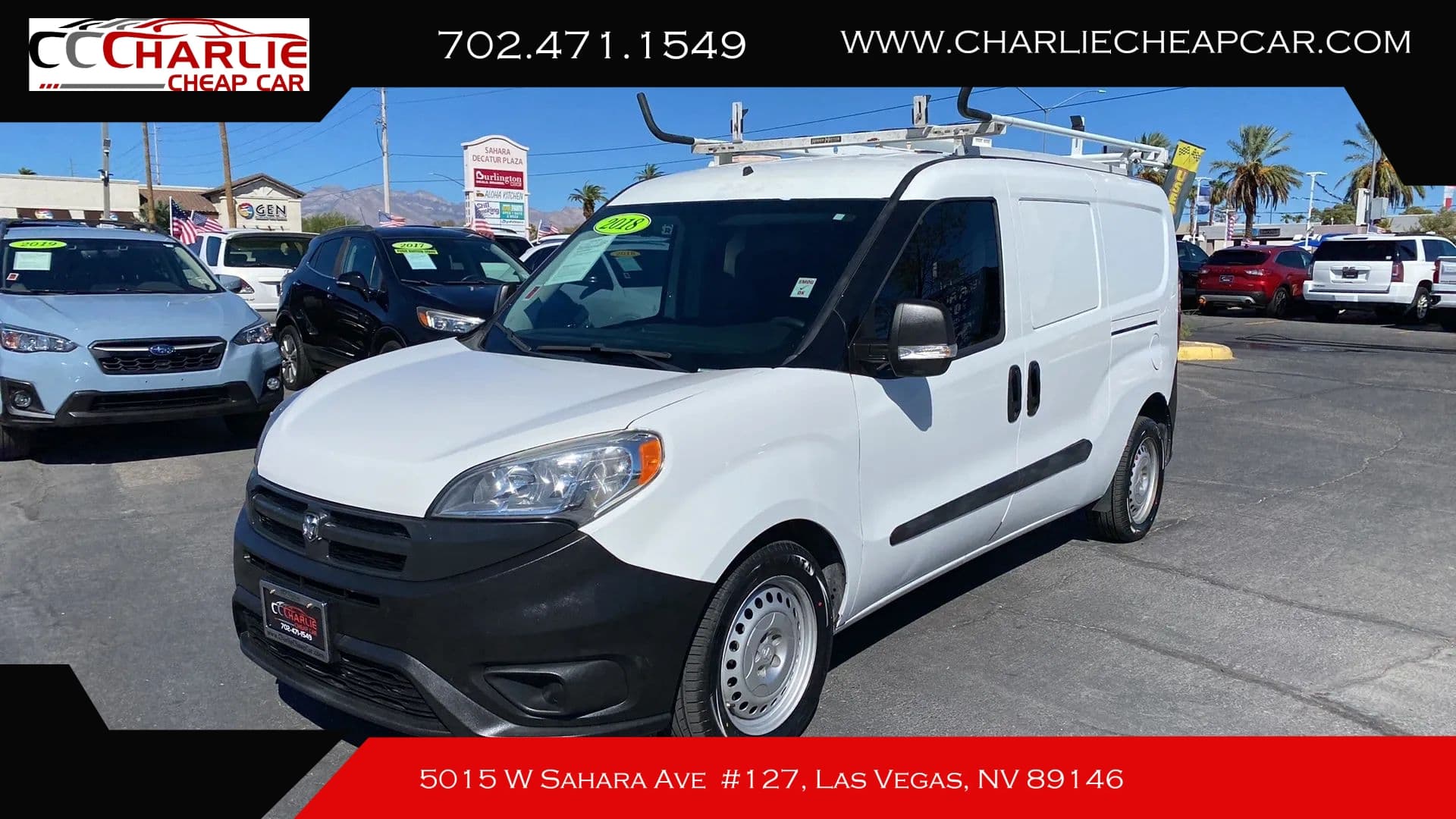 2018 Ram Promaster City, White — Charlie Cheap Car, Las Vegas