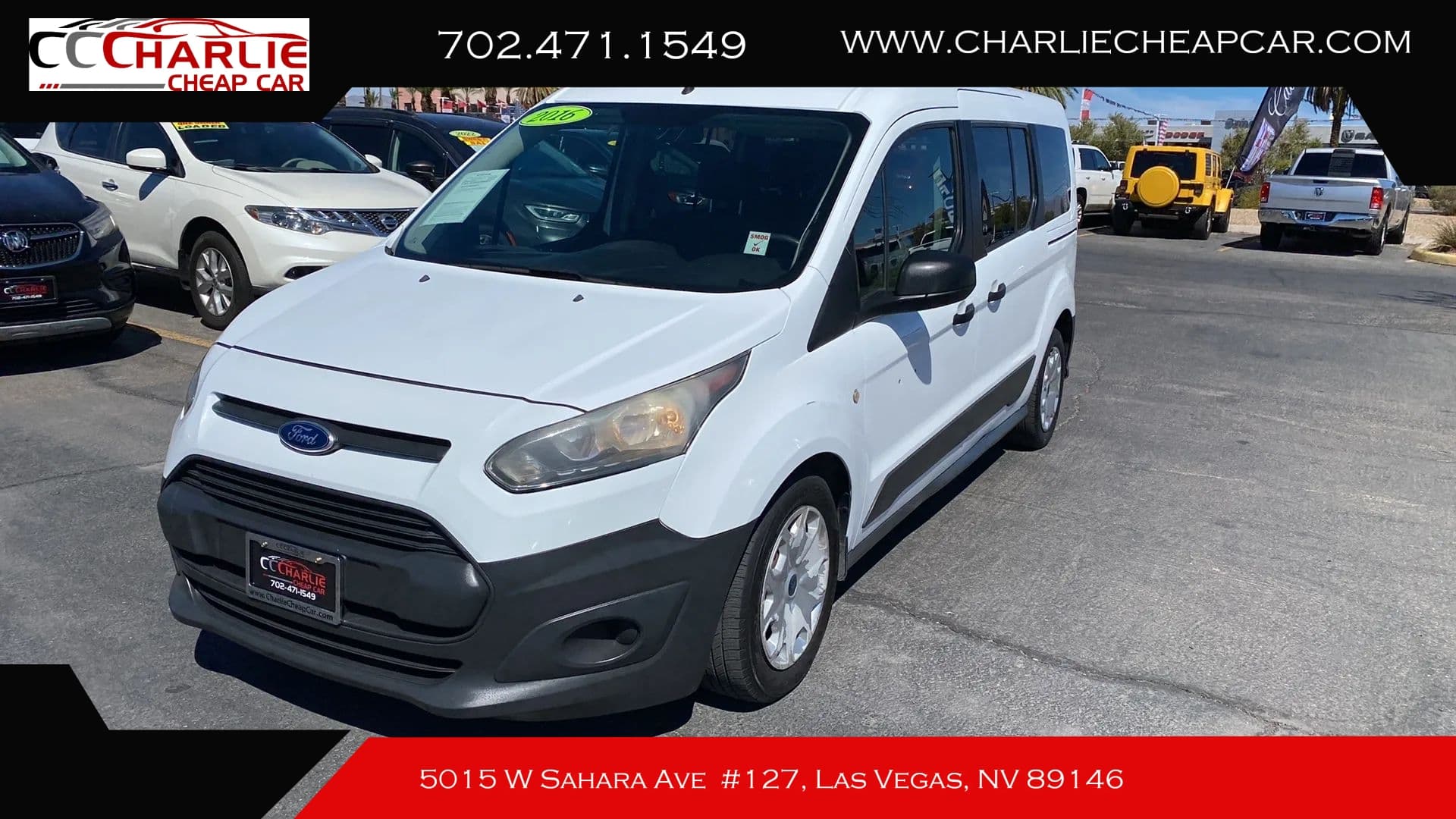 2016 Ford Transit Connect Passenger — Charlie Cheap Car, Las Vegas