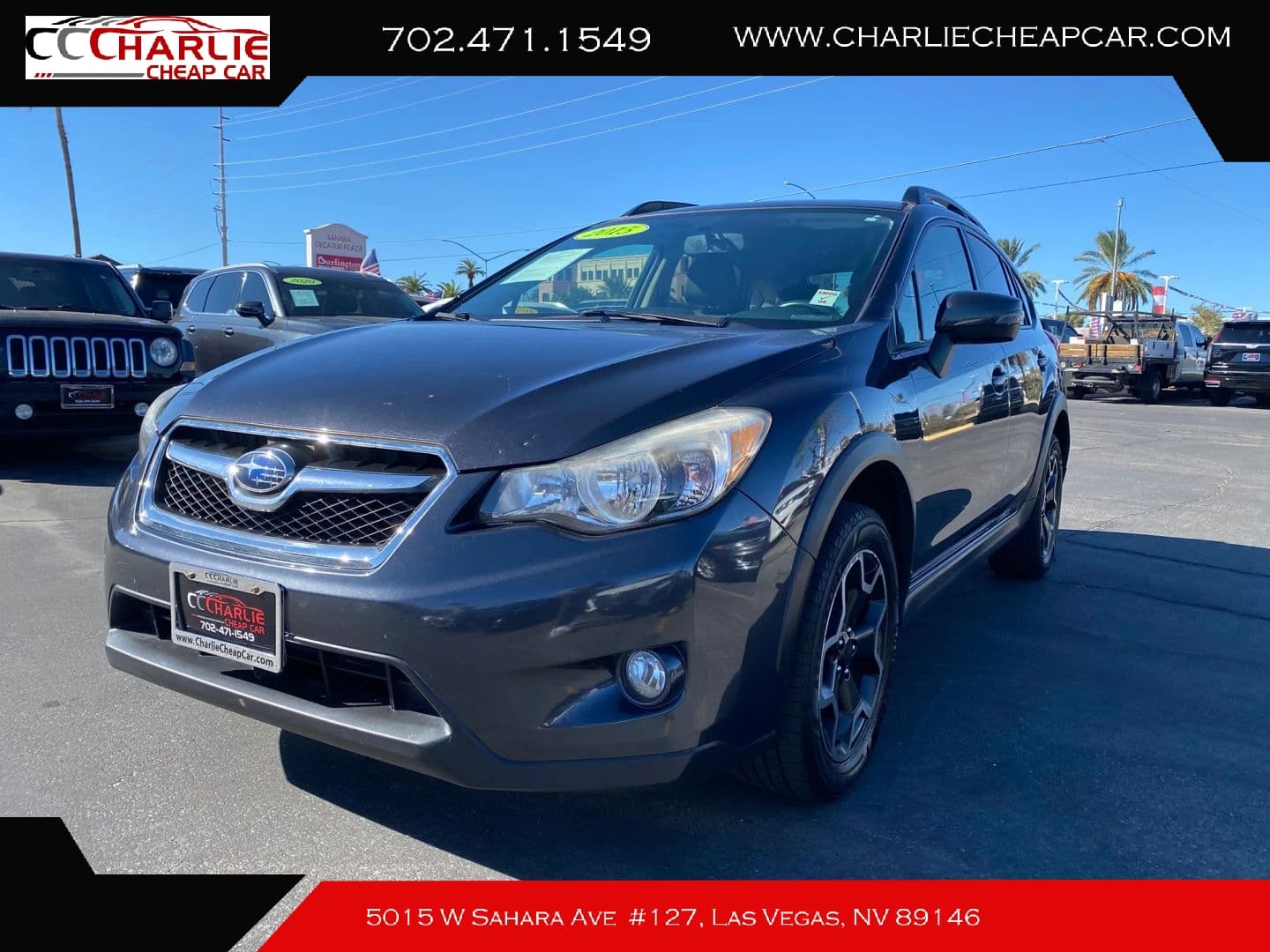 2015 Subaru Xv Crosstrek Limited, Gray — Charlie Cheap Car, Las Vegas