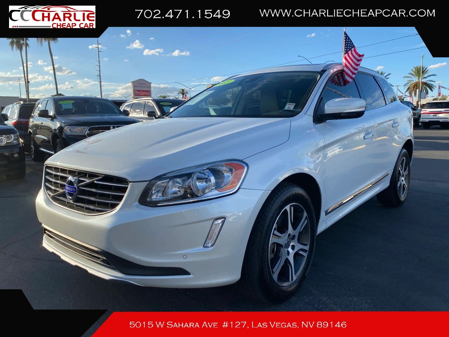 2015 Volvo Xc60 T6, White — Charlie Cheap Car, Las Vegas