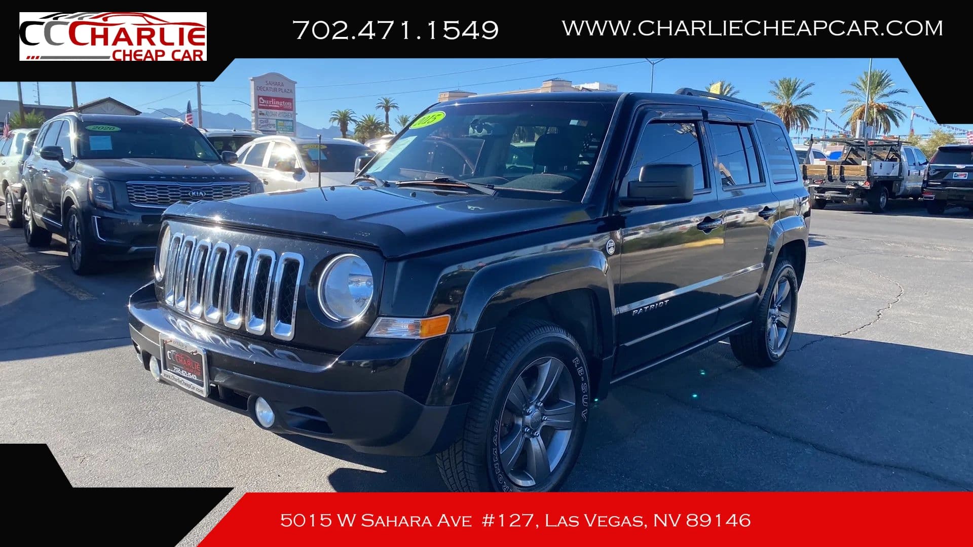 2015 Jeep Patriot, Black — Charlie Cheap Car, Las Vegas